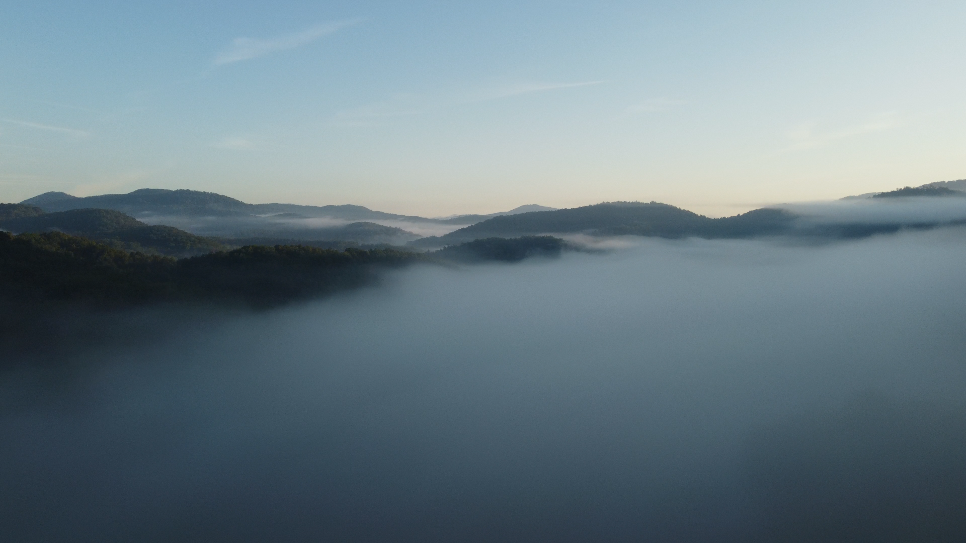 Fog in the mountains
